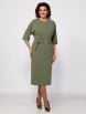 Платье артикул: М-573 олива от ЗигзагСтиль - вид 1