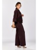 Брючный костюм артикул: М-559-2 сливовый от ЗигзагСтиль - вид 2