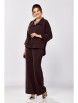 Брючный костюм артикул: М-559-2 сливовый от ЗигзагСтиль - вид 1