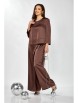 Брючный костюм артикул: М-626 молочный шоколад от ЗигзагСтиль - вид 7