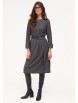 Платье артикул: 1088 серый в полоску от KaVaRi - вид 1