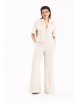 Брючный костюм артикул: 8046.1 кремовый от KaVaRi - вид 1