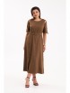 Платье артикул: 1086.2 коричневый от KaVaRi - вид 1