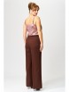 Брючный костюм артикул: 5271/1 пудра, шоколад от GIZART - вид 6