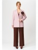 Брючный костюм артикул: 5271/1 пудра, шоколад от GIZART - вид 1
