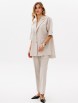 Брючный костюм артикул: 5293 светло-серый от GIZART - вид 4