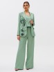 Брючный костюм артикул: 5204/1А мятный+гортензия от GIZART - вид 9