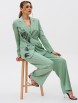 Брючный костюм артикул: 5204/1А мятный+гортензия от GIZART - вид 11