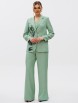 Брючный костюм артикул: 5204/1А мятный+гортензия от GIZART - вид 1