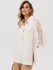 Блузка артикул: 15401 молочный меланж от GIZART - вид 4