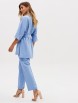 Брючный костюм артикул: 5293 голубой от GIZART - вид 2
