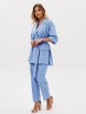 Брючный костюм артикул: 5293 голубой от GIZART - вид 12