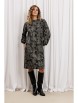 Платье артикул: 7385/1 серо-черный с цветами от GIZART - вид 6