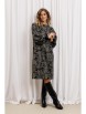 Платье артикул: 7385/1 серо-черный с цветами от GIZART - вид 9