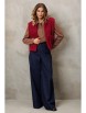 Брючный костюм артикул: 5408/1 бордовый, синий от GIZART - вид 7