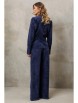 Брючный костюм артикул: 5421 синий от GIZART - вид 2