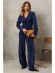 Брючный костюм артикул: 5421 синий от GIZART - вид 5