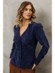 Блузка артикул: 15421 синий от GIZART - вид 2