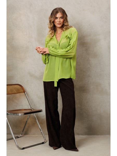 5410 шоколадный, салатовый