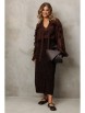 Юбочный костюм артикул: 5426 шоколадный от GIZART - вид 11