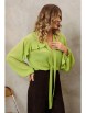 Блузка артикул: 15410 салатовый от GIZART - вид 3