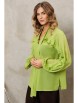 Блузка артикул: 15410 салатовый от GIZART - вид 1