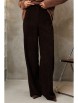 Брюки артикул: 35204 шоколадный от GIZART - вид 1