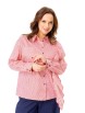 Блузка артикул: 15317/1 бело-красный от GIZART - вид 7