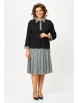 Юбочный костюм артикул: 2134 черный+узор от Светлана-Стиль - вид 1