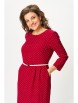 Платье артикул: 2176 бордовый+горох от Светлана-Стиль - вид 3