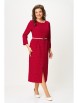 Платье артикул: 2176 бордовый+горох от Светлана-Стиль - вид 4