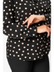 Блузка артикул: 2173 черный+горох от Светлана-Стиль - вид 3