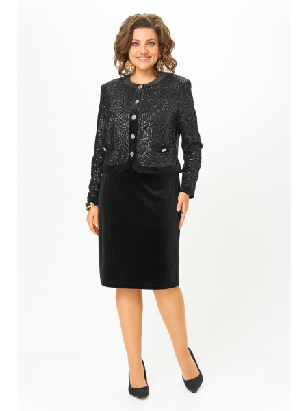 2302 черный бархат