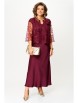 Плательный костюм артикул: 2144 бордовый от Светлана-Стиль - вид 4
