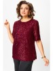Блузка артикул: 2163 бордовый от Светлана-Стиль - вид 3