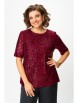 Блузка артикул: 2163 бордовый от Светлана-Стиль - вид 1