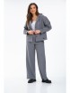 Брючный костюм артикул: М-1327 серый от Карина Делюкс - вид 8