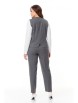 Брючный костюм артикул: М-1251 серый от Карина Делюкс - вид 2