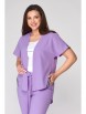 Брючный костюм артикул: М-1355 лаванда от Карина Делюкс - вид 5