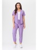 Брючный костюм артикул: М-1355 лаванда от Карина Делюкс - вид 7