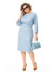 Платье артикул: М-1369 голубой от Карина Делюкс - вид 4