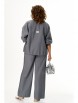 Брючный костюм артикул: М-1368 серый от Карина Делюкс - вид 2
