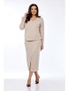 Юбочный костюм артикул: M-1317 бежевый от Карина Делюкс - вид 4