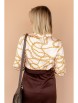 Блузка артикул: ТБ-34 цепи-бежевый от Angelika - вид 2