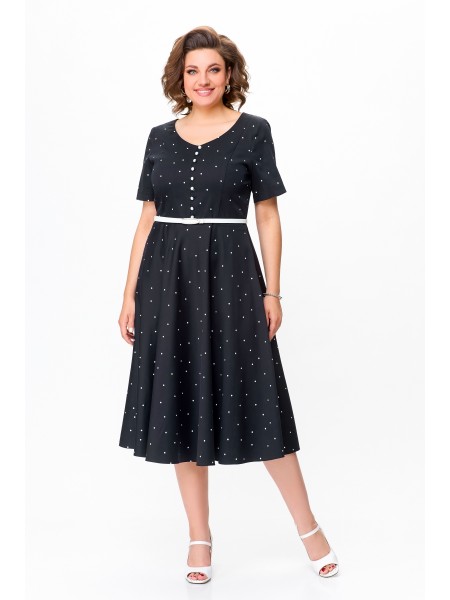 719.1 черный в белый горох