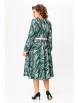 Нарядное платье артикул: 807 изумруд, принт «бежевые разводы» от Swallow - вид 2