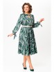 Нарядное платье артикул: 807 изумруд, принт «бежевые разводы» от Swallow - вид 12