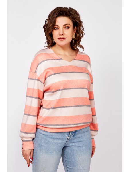 800.4 полоска кремово-бежевая, серая, лососевая