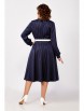 Нарядное платье артикул: 810 тёмно-синий в белую полоску от Swallow - вид 2