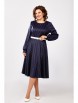 Нарядное платье артикул: 810 тёмно-синий в белую полоску от Swallow - вид 9